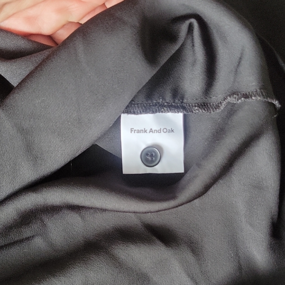 Black Button-Up Shirt - Picture 6 of 7